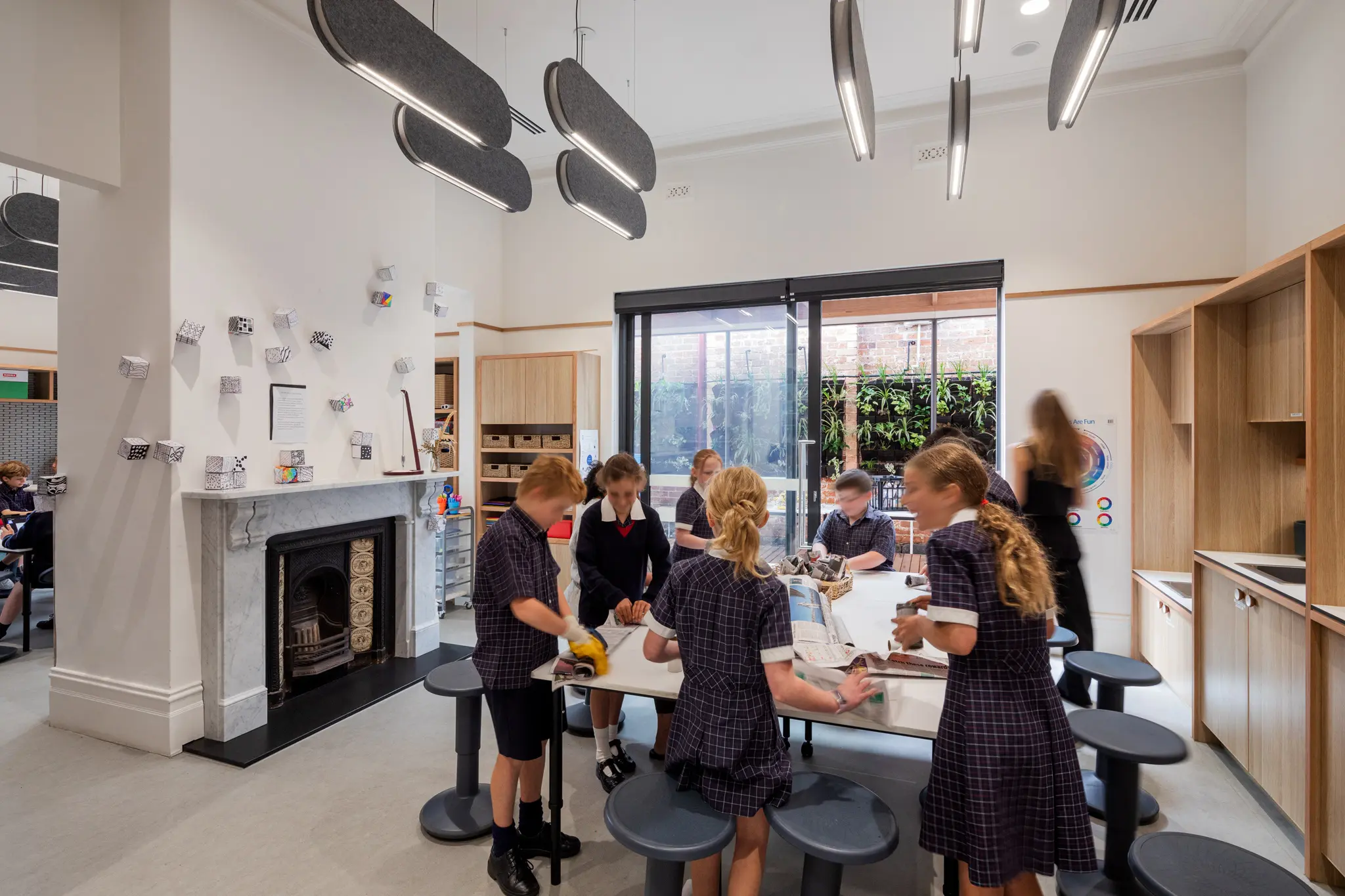 Students learning together in a school environment featured by LEA
