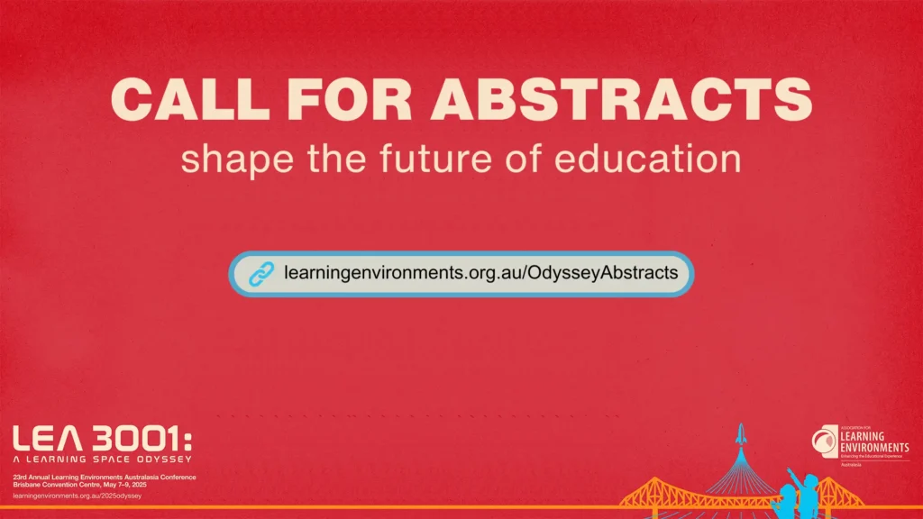 Odyssey Conference Abstract Design Conference Abstract Education Conference Abstract Architecture Conference Abstract New School2 Film Premiere Education Awards Architect Awards LEAD Awards Chapter Awards Design Awards Educational Conference Call for Abstracts A4LE Research Promoting Student & Teacher Wellness through K-12 School Design Education Design Awards Education Awards VIC Chapter Aitken College LEAD Winner Events Webinars LEA 3001 A Learning Space Odyssey LEA Conference Learning Scapes Conference RDO Regional Day Out Learning to Thrive 2024 Chapter Awards The Mayfield Project 2024 Regional Day Out 2024 RDO Learning to Thrive Life Membership 2025Odyssey LEA 3001 A Learning Space Odyssey Conference QLD Conference learning spaces lea School design The Mayfield Project Authentic Engagement Toolkit Mayfielders JEDI Justice Equality Diversity Inclusion A4LE LearningSCAPES Conference Site Tours Learning Environments Learning Environments Australasia LEA The Mayfield Project School Design School Architecture CPD Continuing Professional Development Annual Conference RDO Regional Day Out Master Planning Events Chapter Events Conferences 2024 Amplify Conference Regional Day Out LEAD Awards Learning Environments Australasia Design (LEAD) Awards Australian Architecture NZ Architecture Education Learning Spaces 2023 Awards 2024 Awards 2025 LEAD Awards